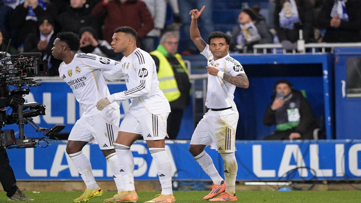 El Real Madrid, en su victoria contra el Deportivo Alavés de LaLiga EA Sports