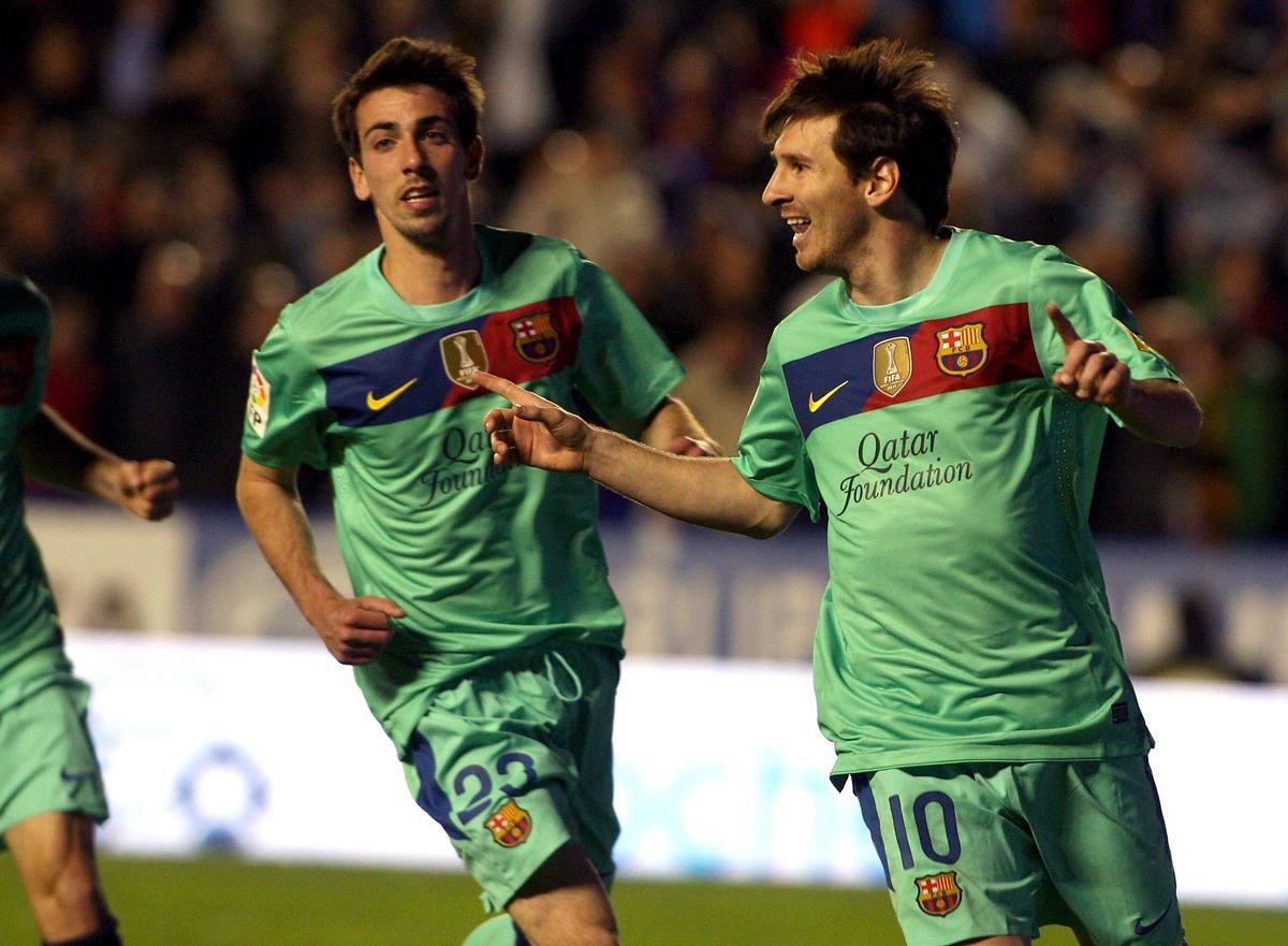 Cuenca y Leo Messi compartieron minutos en aquel Barça de Pep Guardiola