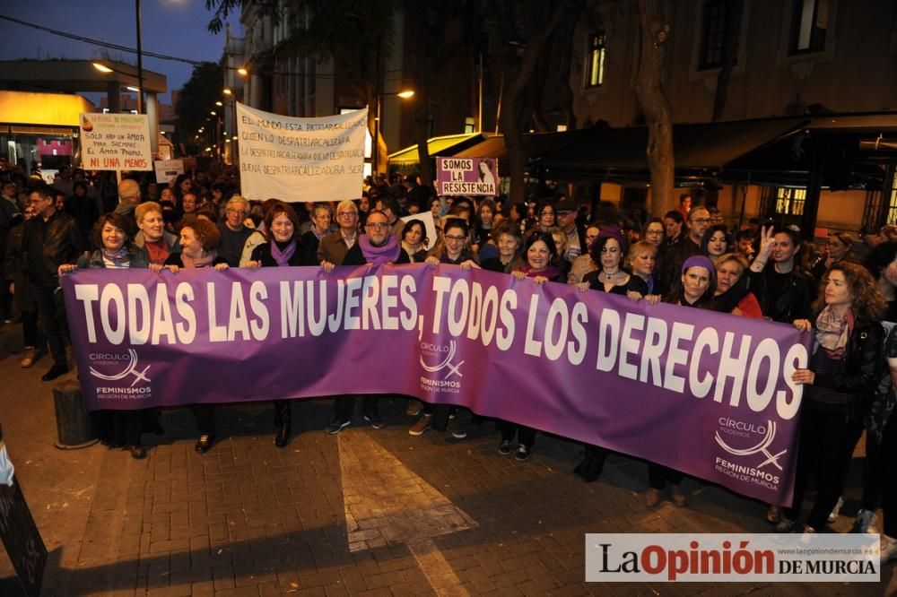 Manifestación en Murcia por el Día Internacional de la Mujer