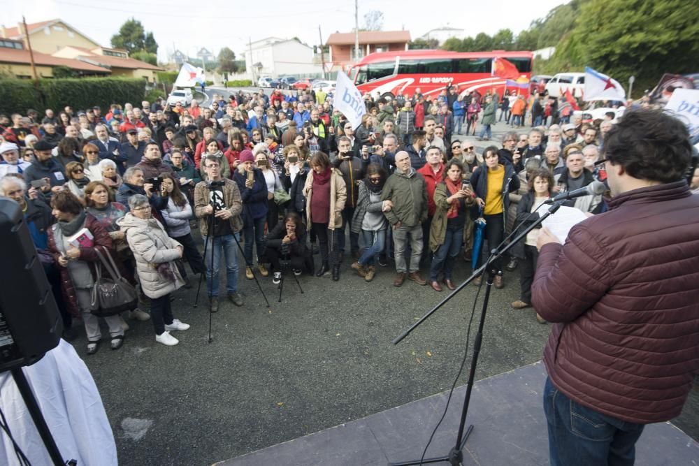 Marcha que exige la devolución del pazo de Meirás