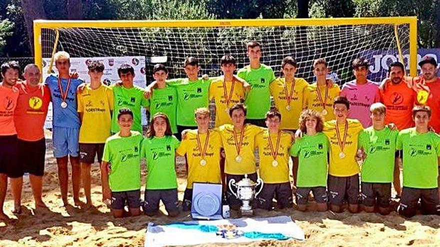 La Escuela de Ramiro Amarelle, subcampeona de España cadete