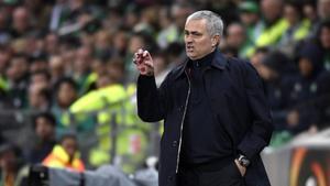 Mourinho, entrenador del Manchester United