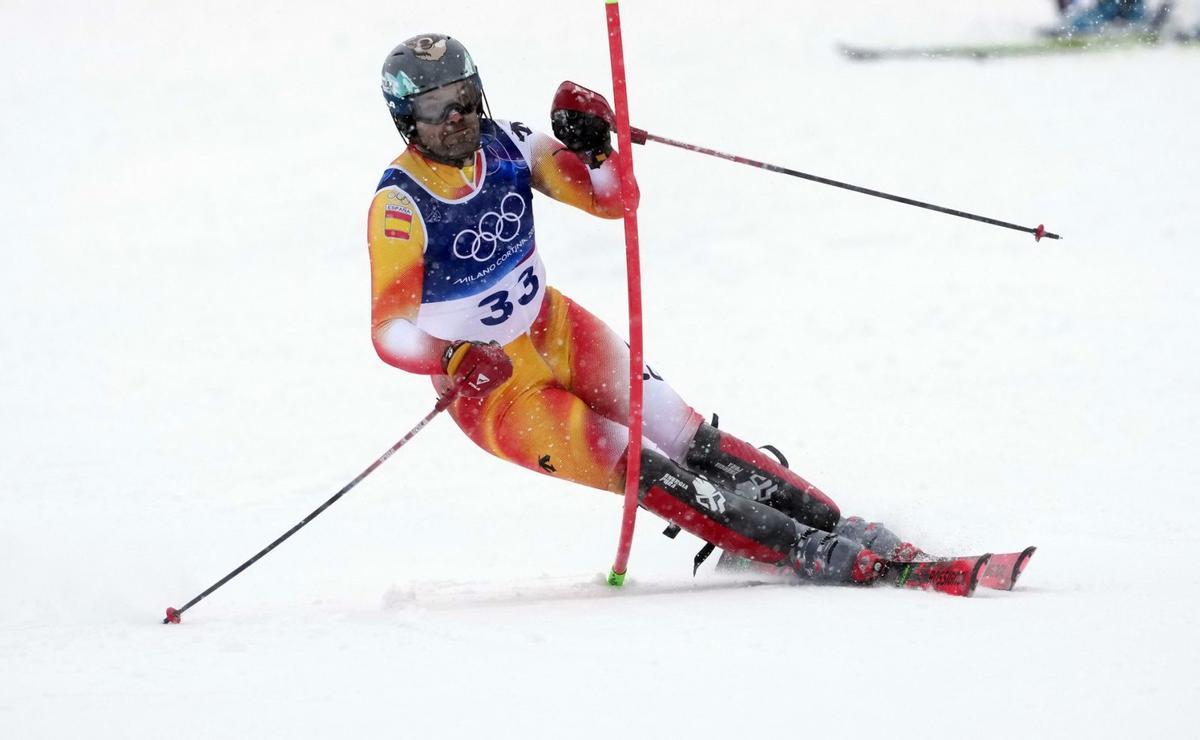 Salarich acaba en 19a posició en un eslàlom complicat