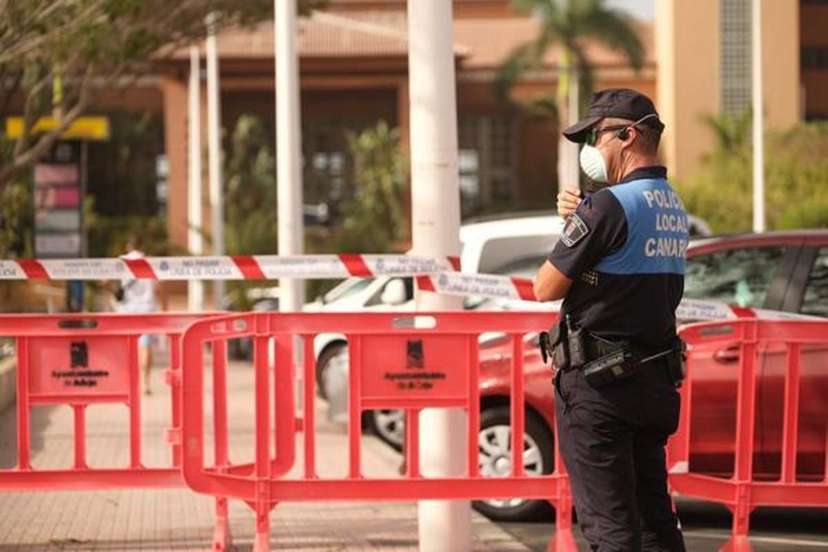 Zona del hotel del sur de Tenerife donde se detectó el caso de Coronavirus