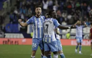 El Málaga CF recorta la distancia con la salvación y se queda a cinco puntos