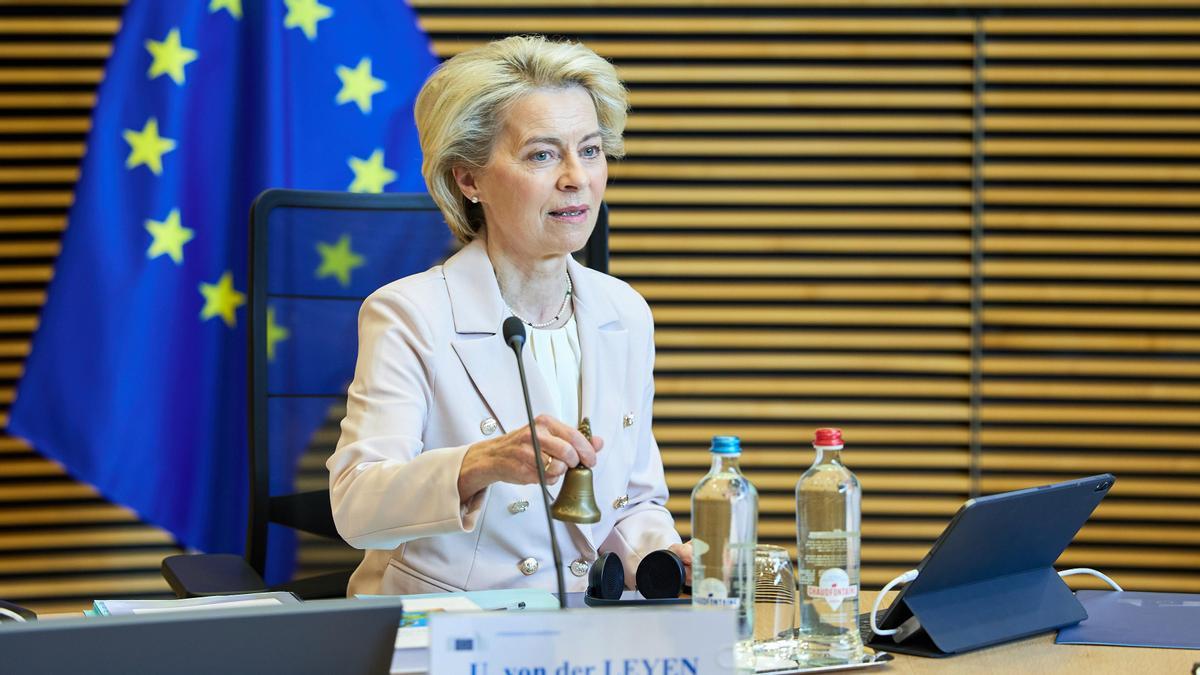 La presidenta de la Comisión Europea, Ursula von der Leyen.