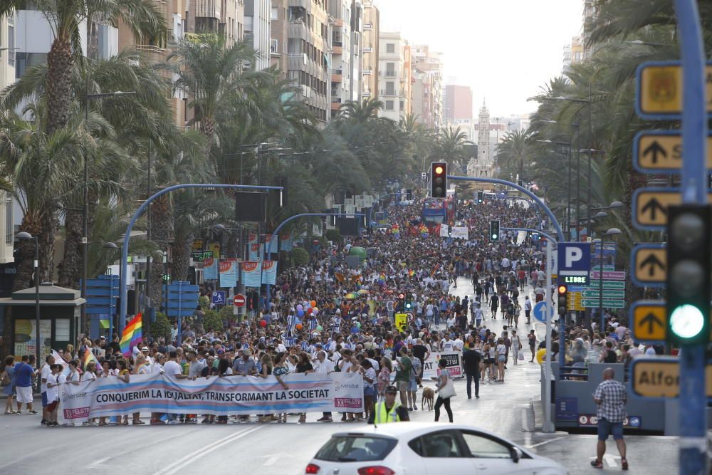 Manifestación del Orgullo en Alicante 2018