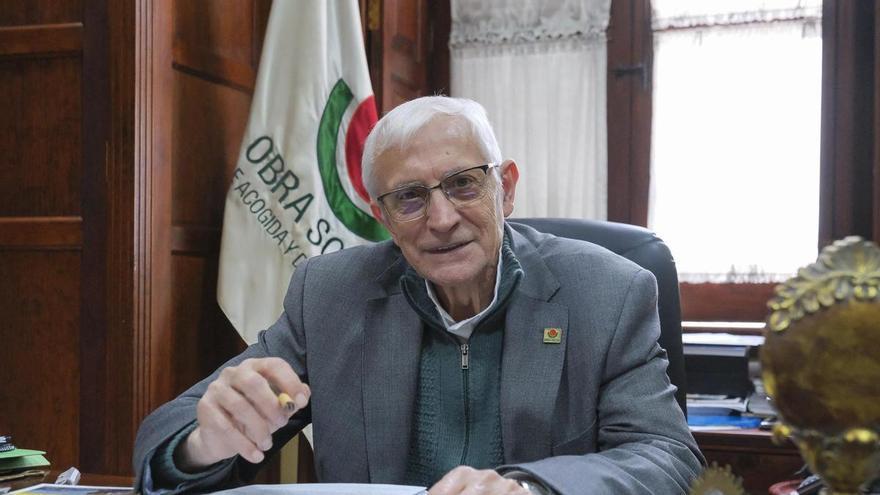 Jesús García, presidente de la Obra Social: "Estamos en una situación crítica, las subvenciones no llegan a tiempo»
