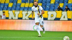 Jesé, durante el partido en el que anotó su primer gol con el Ankaragügü