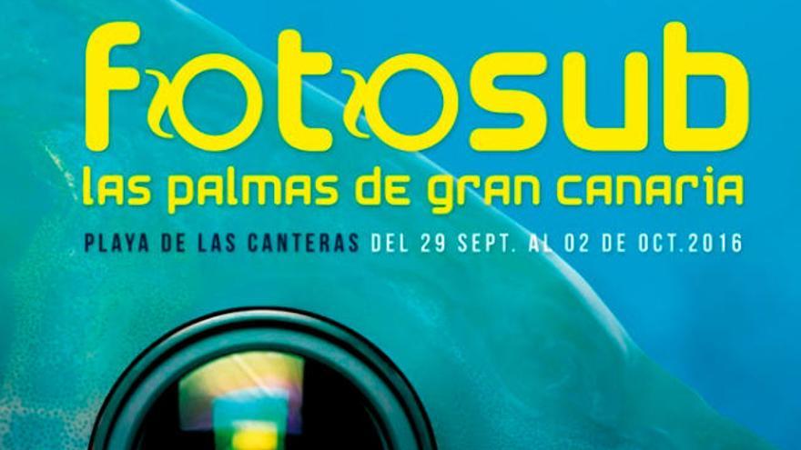 Un pez con un objetivo fotográfico ilustra el cartel del Fotosub