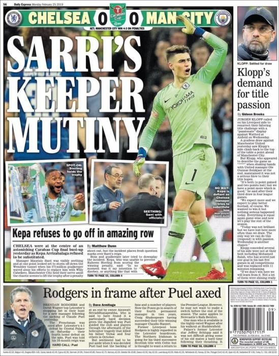 Portada EXPRESS SPORT viernes 1 marzo 2019