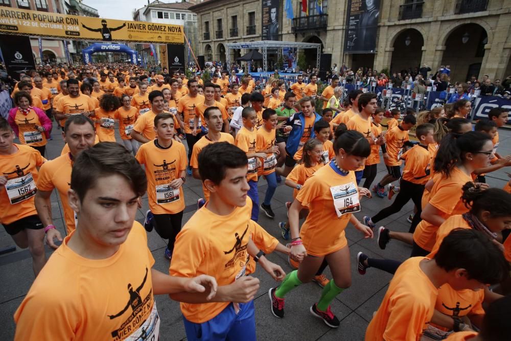 Carrera popular con Javier Gómez Noya, premio "Princesa de Asturias" de los Deportes 2016, en Avilés