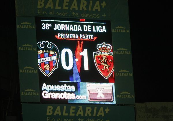 Levante 1 - Real Zaragoza 2