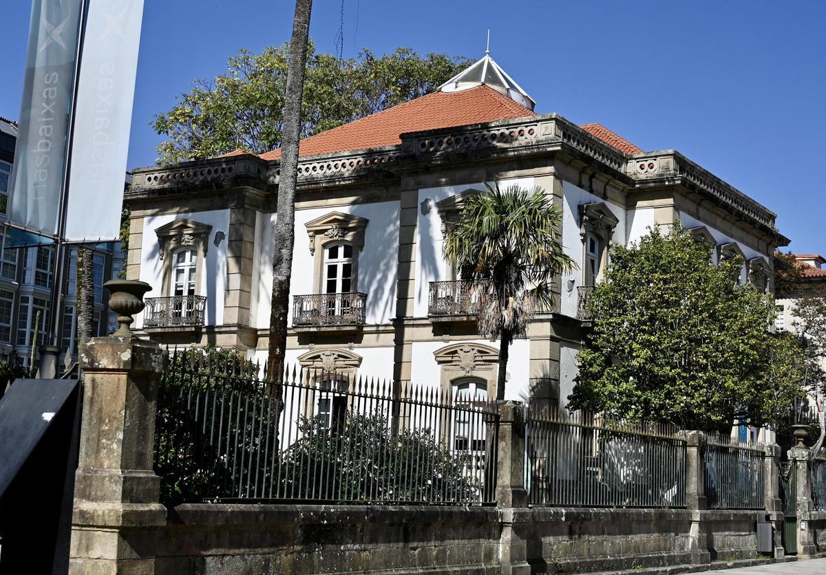 Palacete das Mendoza, en la avenida de Santa María.