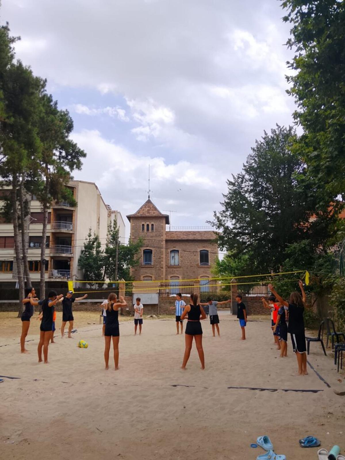 Una altra de les activitats en què van participar els joves de Prats de Lluçanès