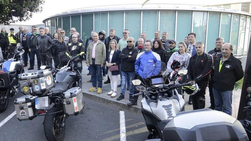 Lalín acoge una ruta motera de la Guardia Civil en beneficio de Afapo