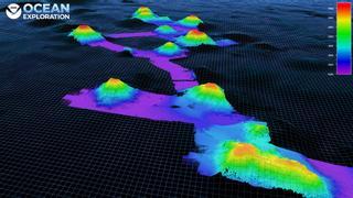 Descubren más de 19.000 volcanes en el fondo del océano