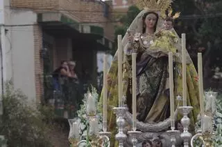 La Virgen de los Ángeles recorre las calles de Málaga