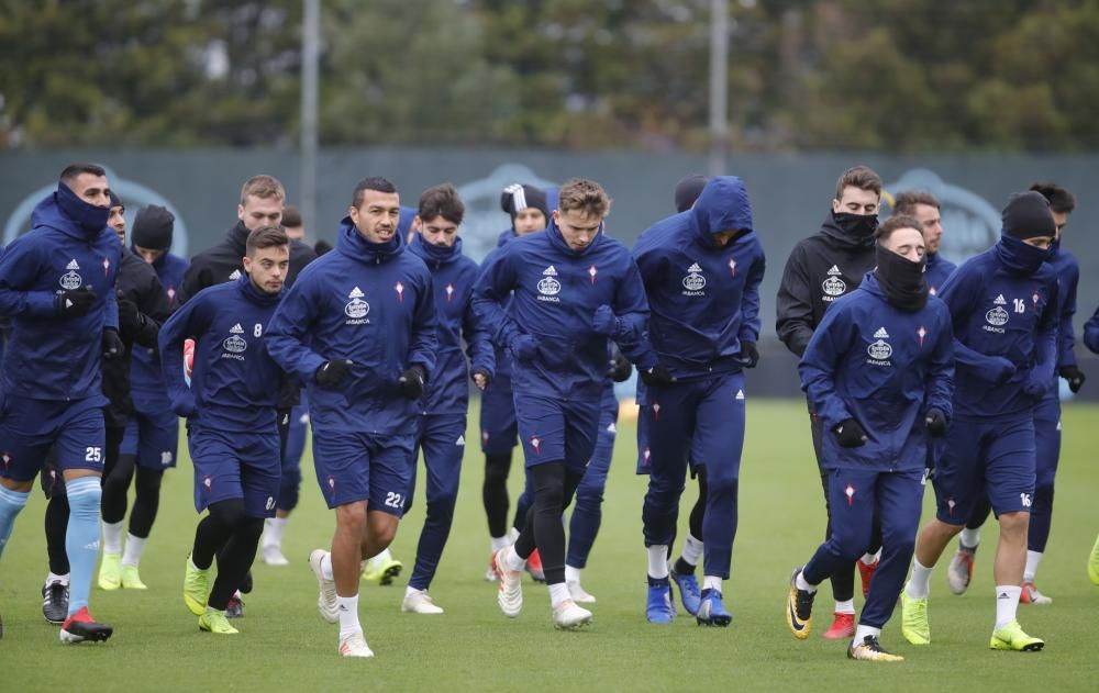 Entrenamiento del Celta