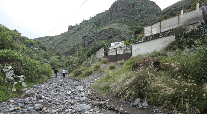 Vecinos de Las Goteras incomunicados tras los efectos de la borrasca Therese