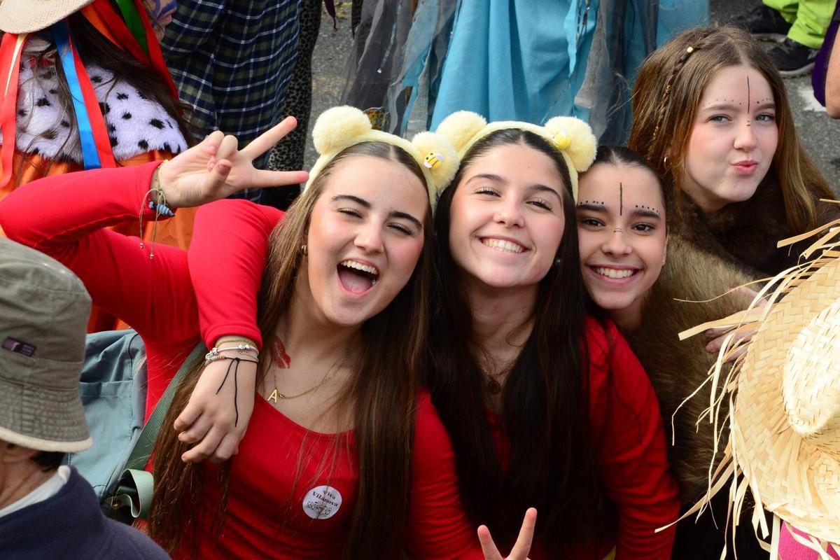 Colorido en el Martes de Entroido en O Hío