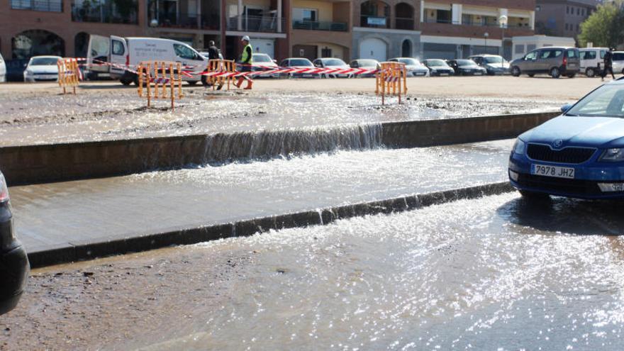 La fuita a la Gran Via de Roses