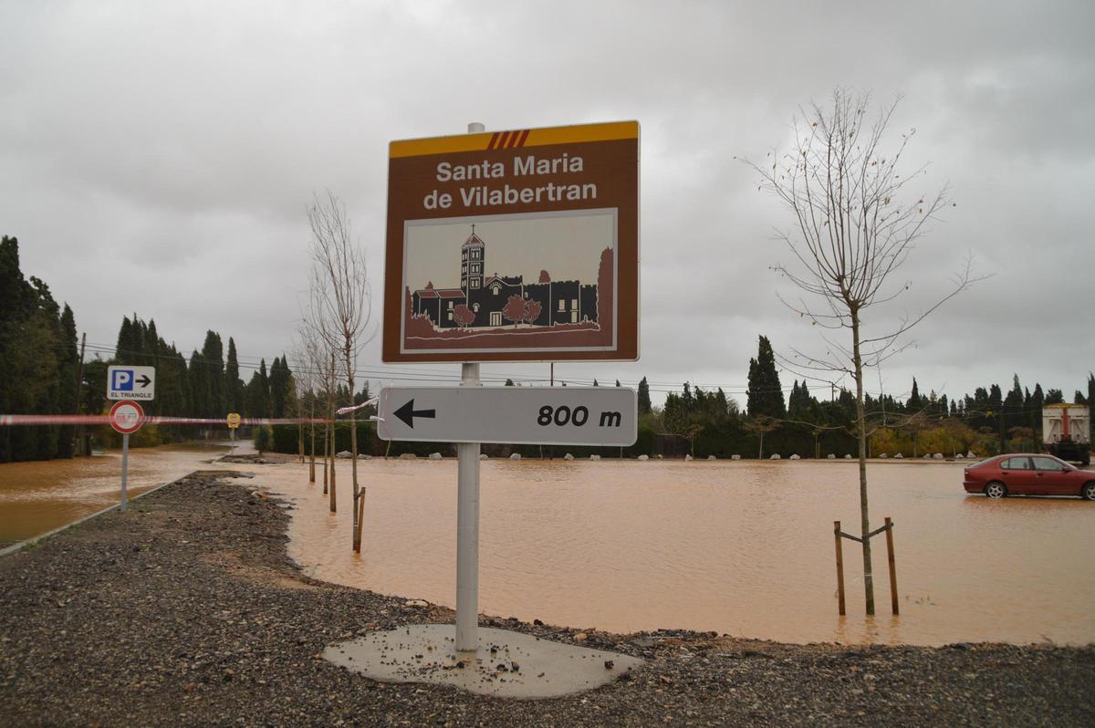 Inundació a Vilabertran el 2014