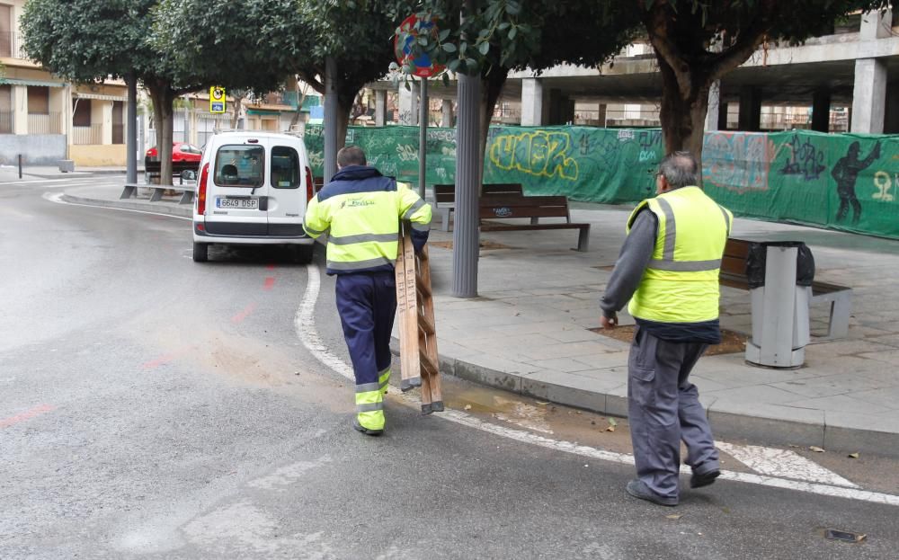 Así ha amanecido San Vicente del Raspeig tras la gota fría