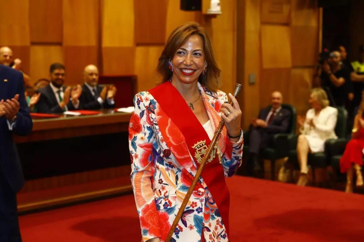 Natalia Chueca el día de su investidura.