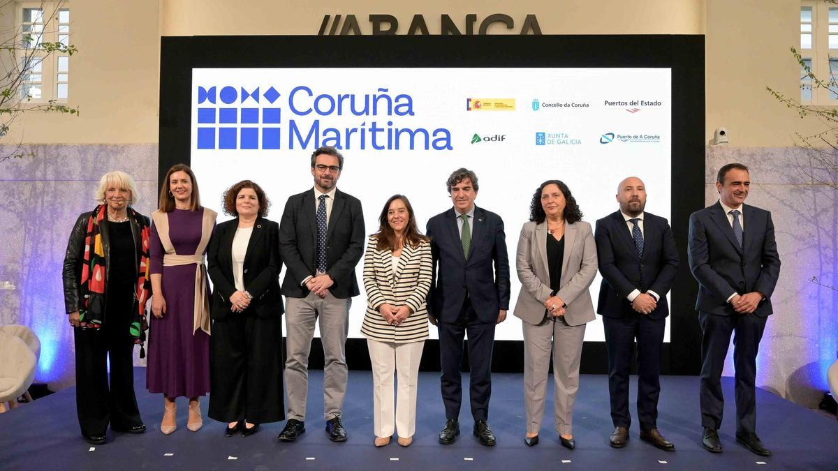 Representantes institucionales que participaron en Coruña Marítima