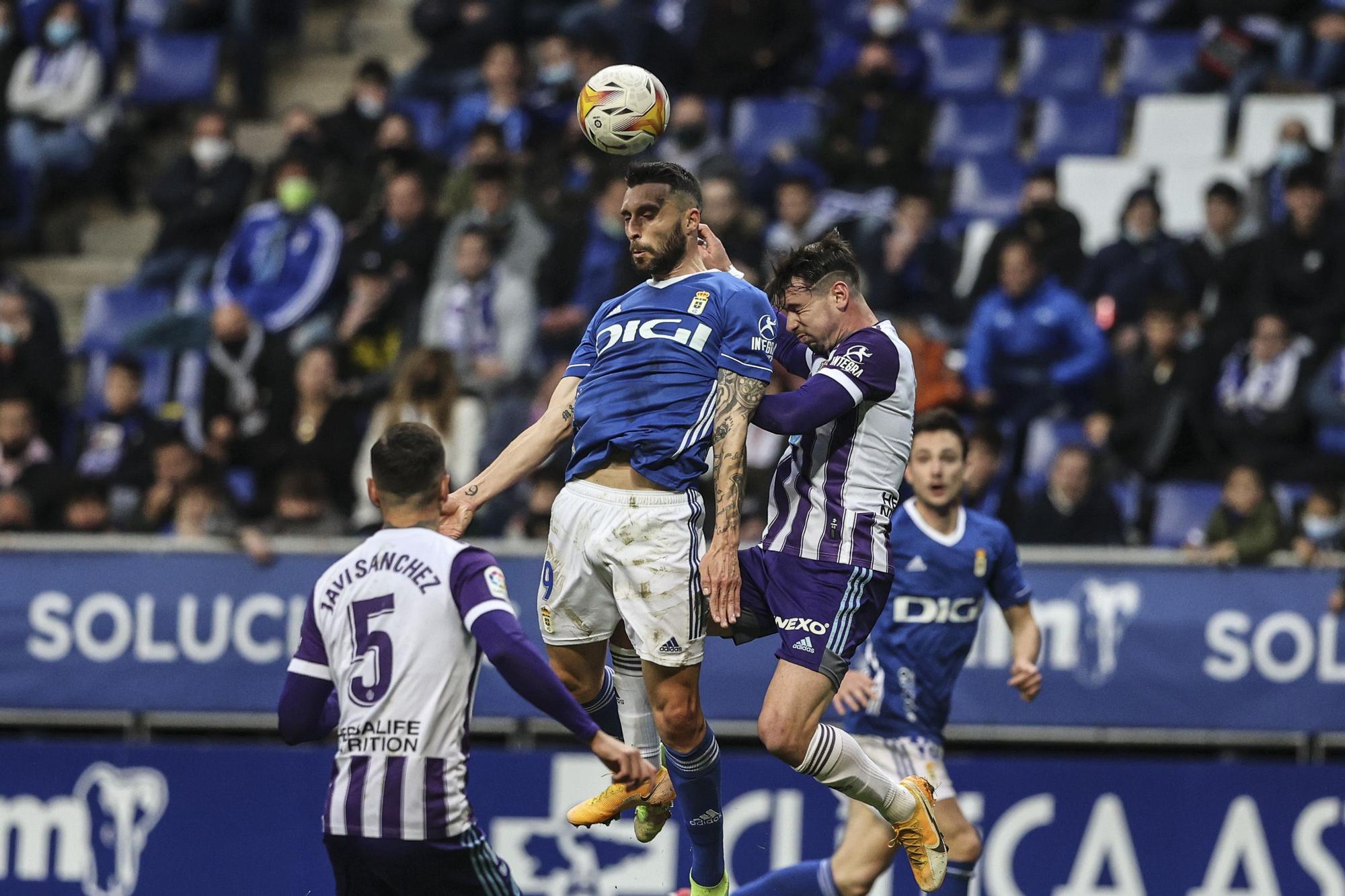 Las mejores imágenes de la victoria del Real Oviedo ante el Valladolid