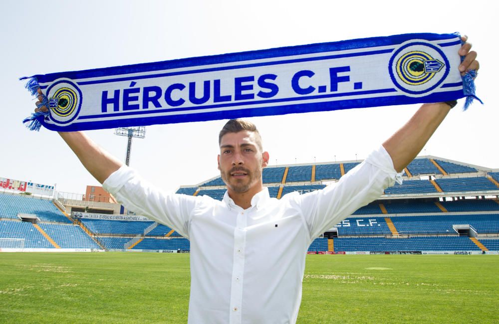 Samuel se emociona en su vuelta al Hércules