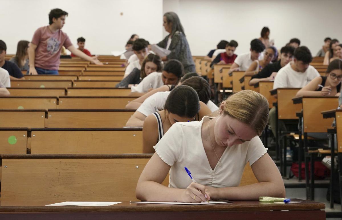 Pruebas de la PAU el año pasado.