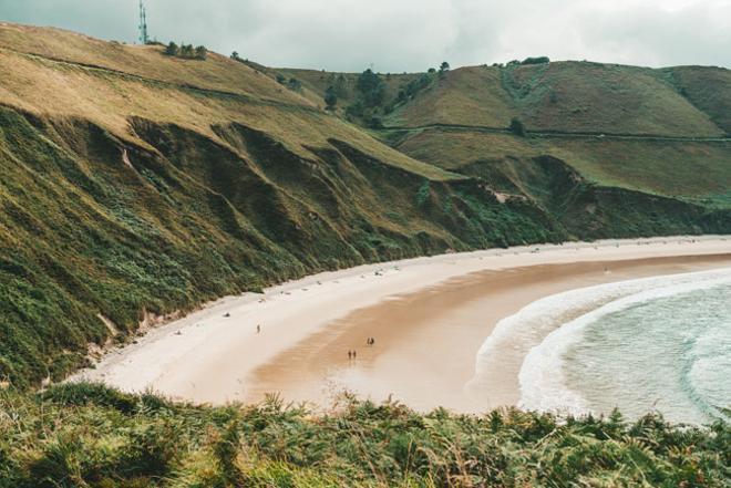 Playa de Torimbia en Llanes (Asturias)