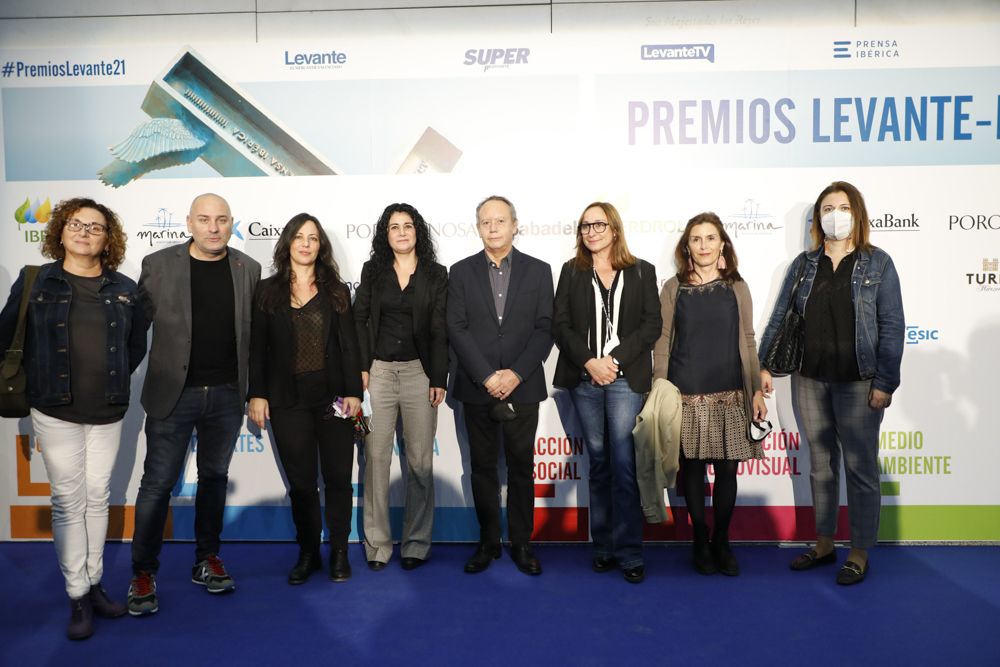 Photocall de los invitados a la gala de los Premios Levante-EMV 2021