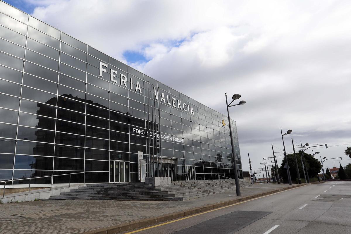 Entrada a las instalaciones de Feria València