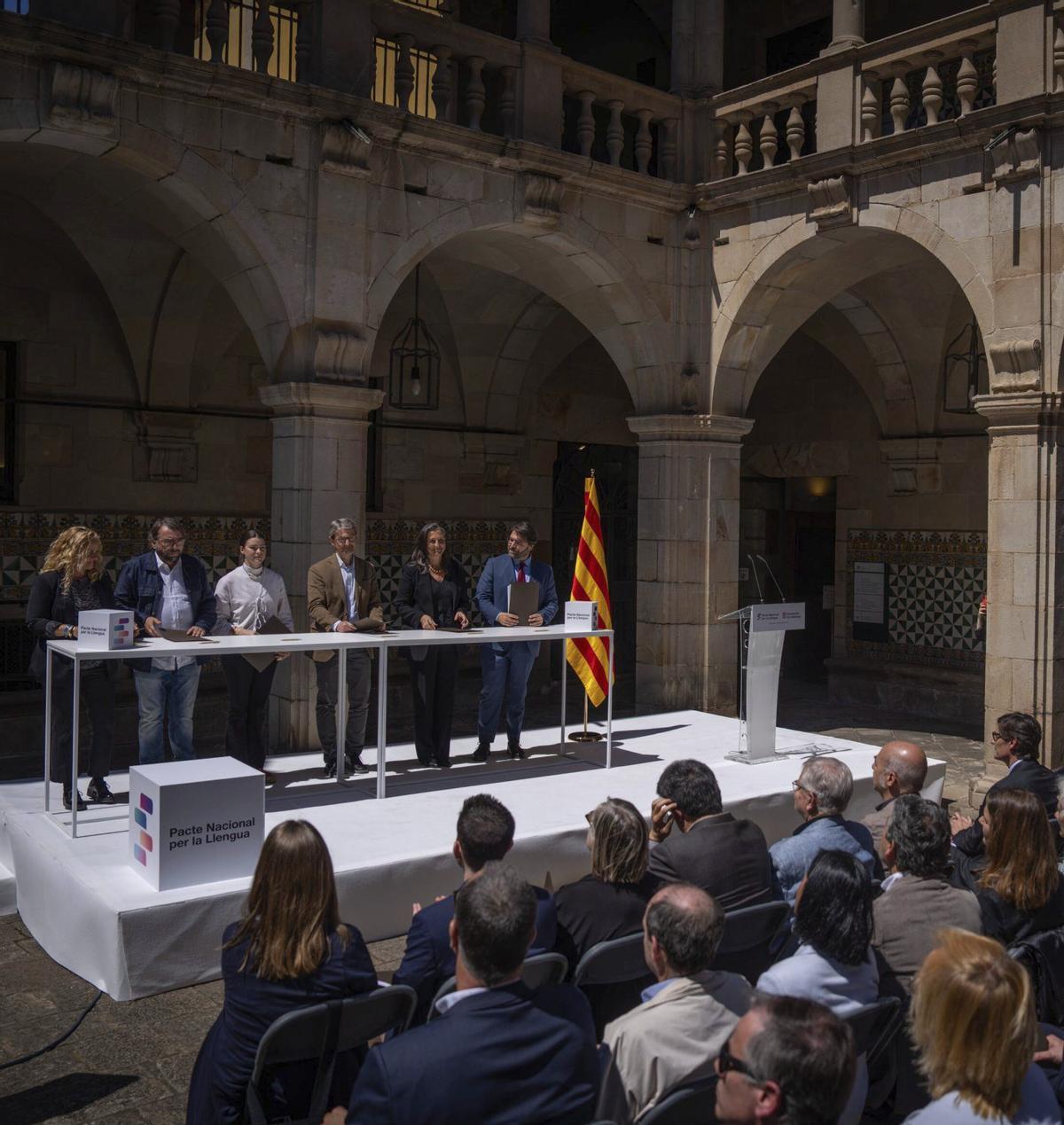 El Pacte Nacional per la Llengua, un any després