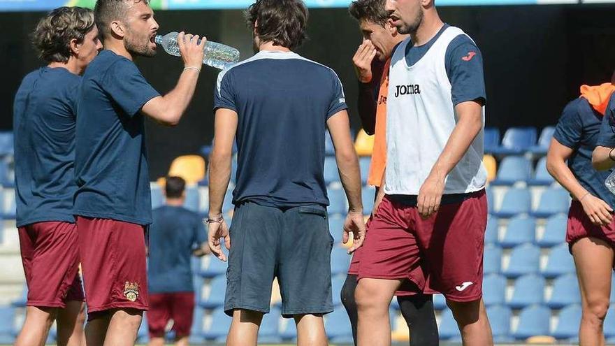 Carlos Ramos y Marcos Álvarez son de los máximos goleadores de la pretemporada. // R. Vázquez