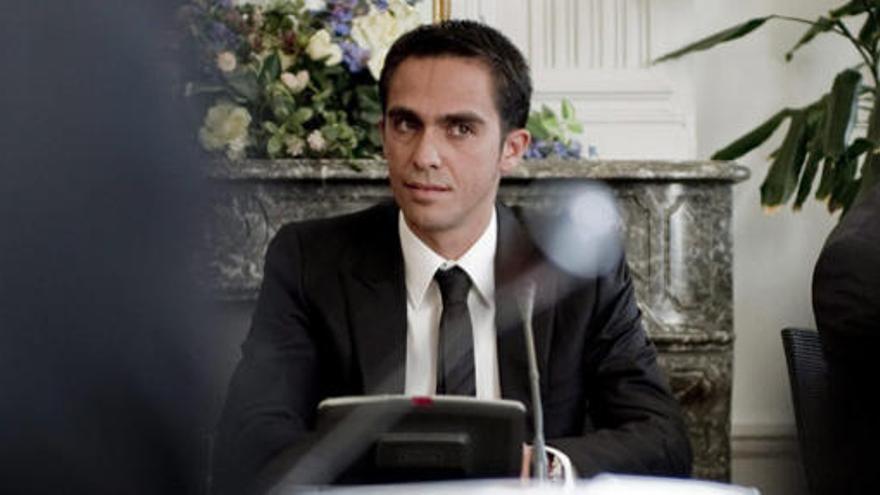 Alberto Contador durante el juicio.