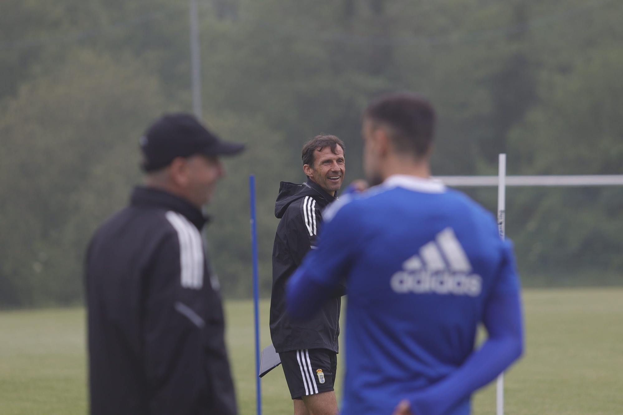 Las imágenes del entrenamiento del Oviedo