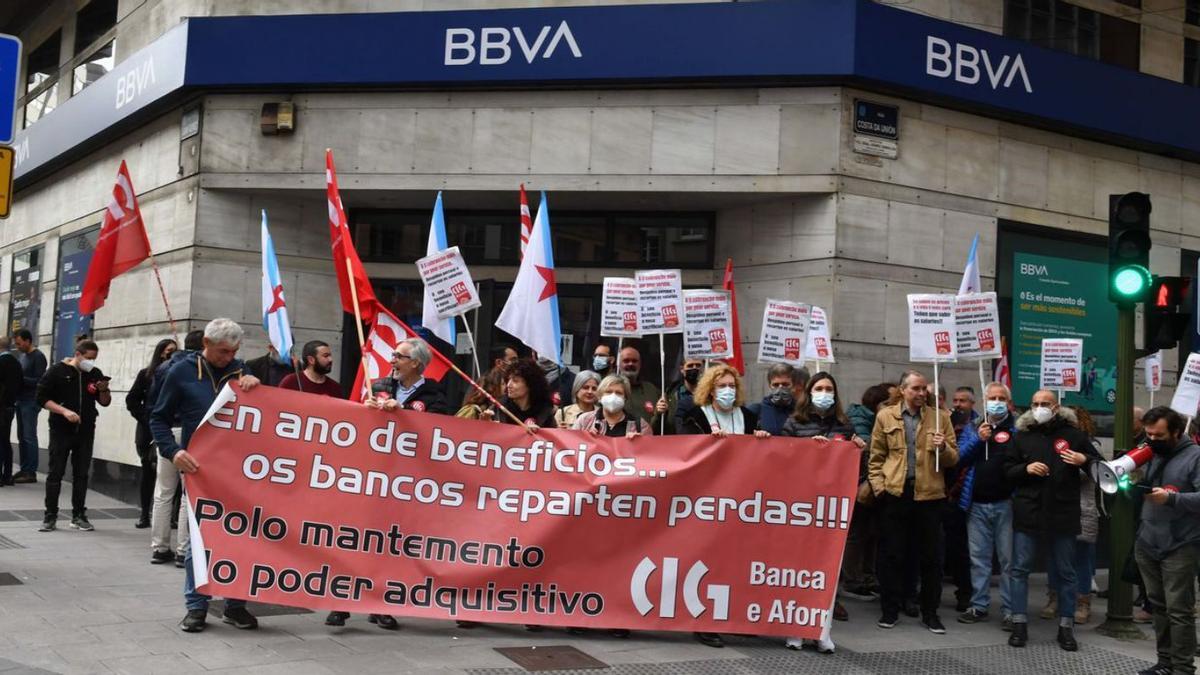 La CIG denuncia “la situación insostenible” en la banca | VÍCTOR ECHAVE