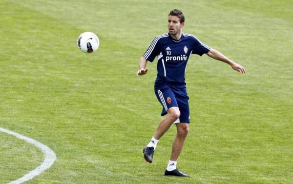 Imágenes del entrenamiento del Real Zaragoza