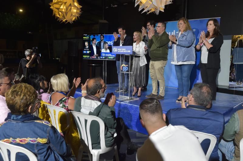 10-11-2019 LAS PALMAS DE GRAN CANARIA. Noche electoral en el Partido Popular (PP)  | 10/11/2019 | Fotógrafo: Andrés Cruz