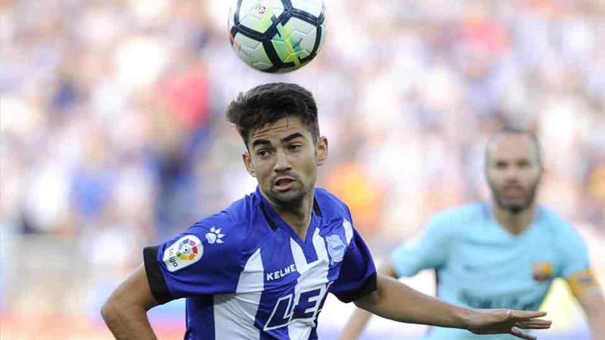 Enzo Zidane, jugador del Deportivo Alavés