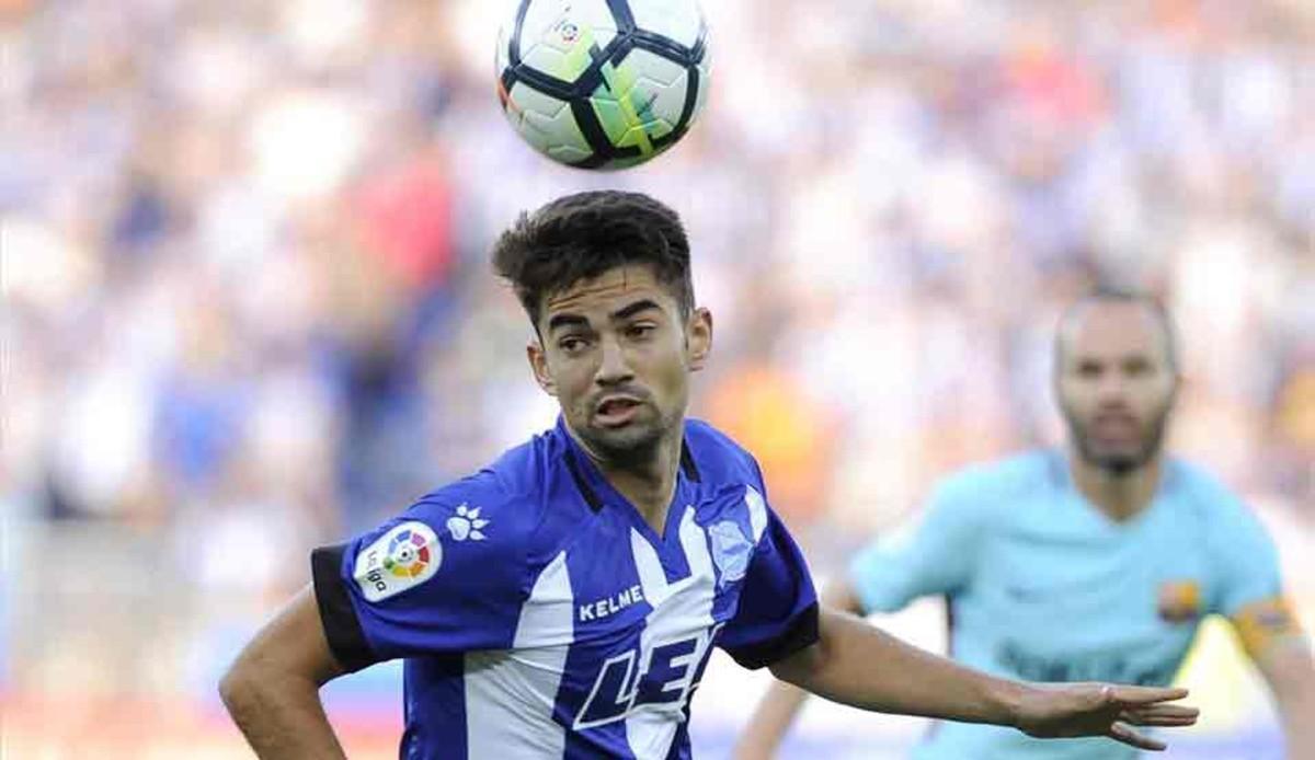 Enzo Zidane, jugador del Deportivo Alavés