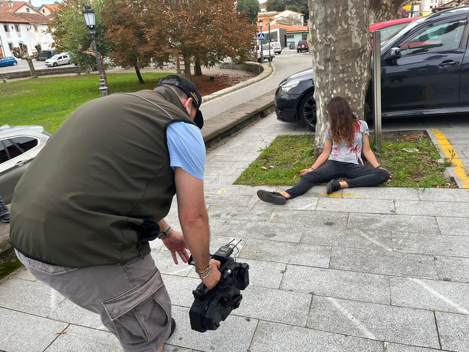 Colombres, plató de cine con zombis y peregrinos del Camino de Santiago