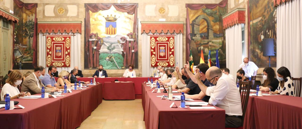 Imagen del pleno de la Diputación de Castellón.