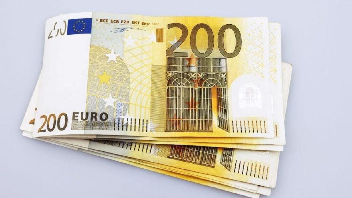 Billetes de 200 euros.