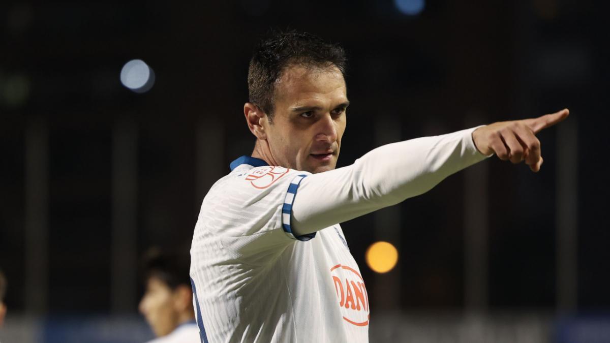 Kike García se apuntó un doblete en el estreno copero ante el Atlètic Lleida