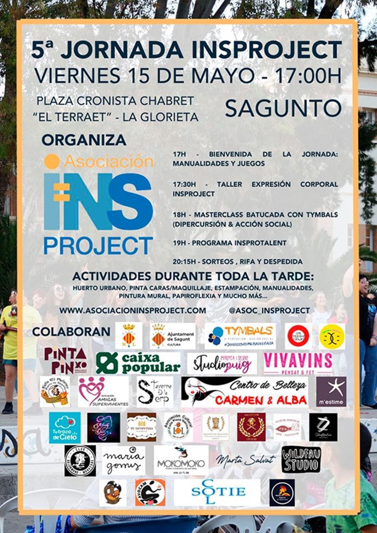 Cartel de las actividades.
